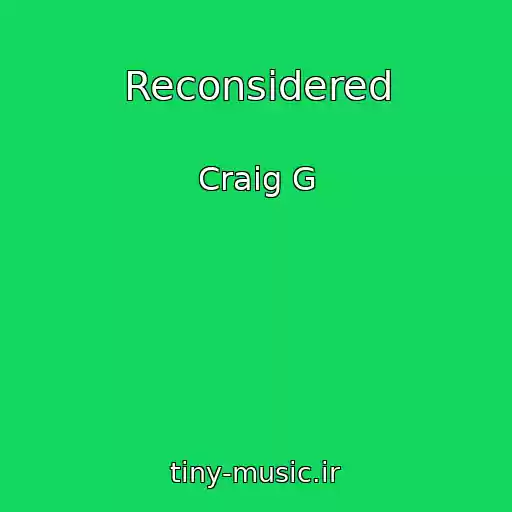 کاور آهنگ Reconsidered از Craig G