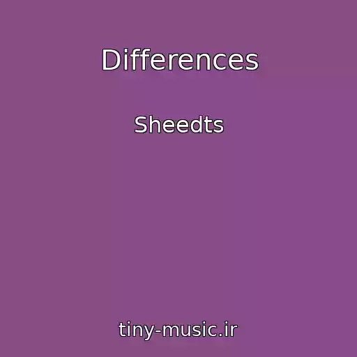 کاور آهنگ Differences از Sheedts