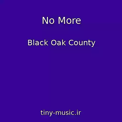 کاور آهنگ No More از Black Oak County