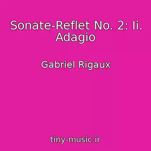 کاور آهنگ Sonate-Reflet No. 2: Ii. Adagio از Gabriel Rigaux