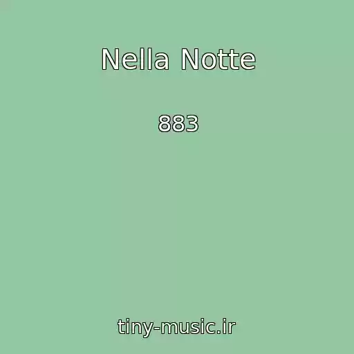 کاور آهنگ Nella Notte از 883
