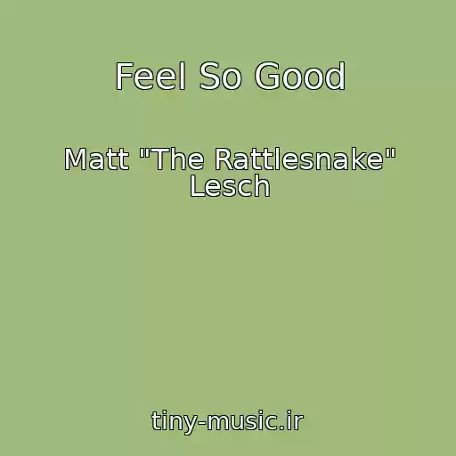 کاور آهنگ Feel So Good از Matt "The Rattlesnake" Lesch