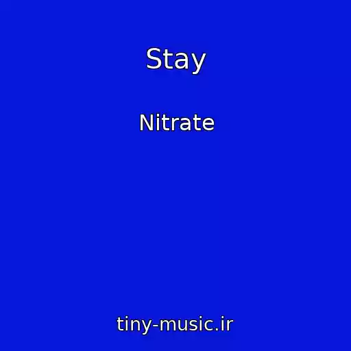 کاور آهنگ Stay از Nitrate