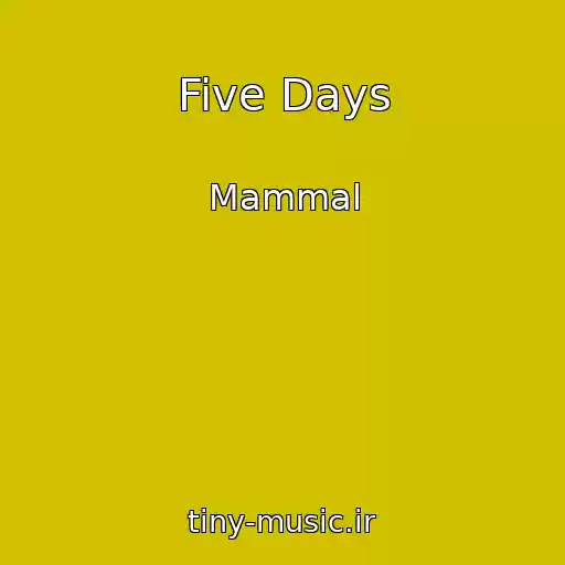 کاور آهنگ Five Days از Mammal