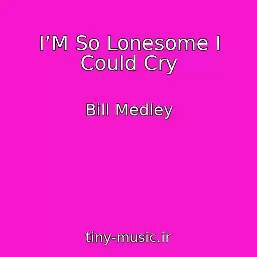 کاور آهنگ I’M So Lonesome I Could Cry از Bill Medley
