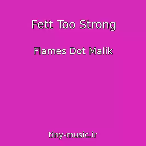 کاور آهنگ Fett Too Strong از Flames Dot Malik