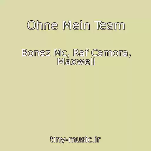 کاور آهنگ Ohne Mein Team از Bonez Mc, Raf Camora, Maxwell