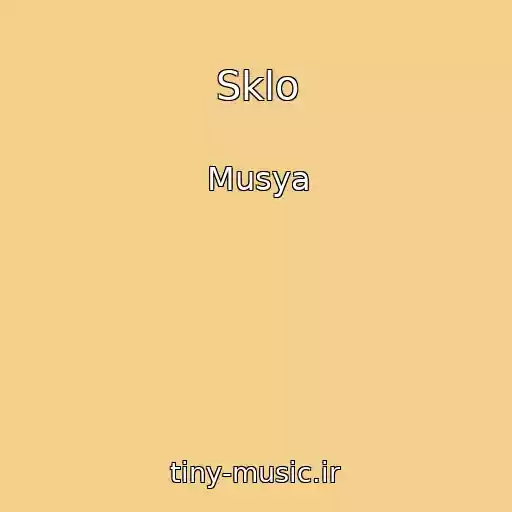 کاور آهنگ Sklo از Musya