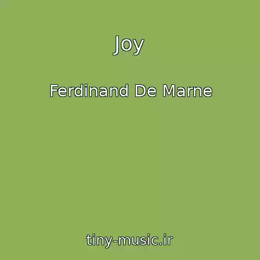 کاور آهنگ Joy از Ferdinand De Marne