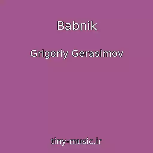 کاور آهنگ Babnik از Grigoriy Gerasimov