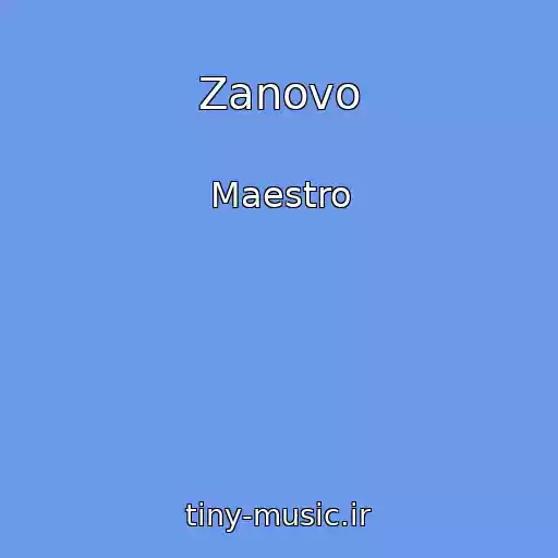 کاور آهنگ Zanovo از Maestro