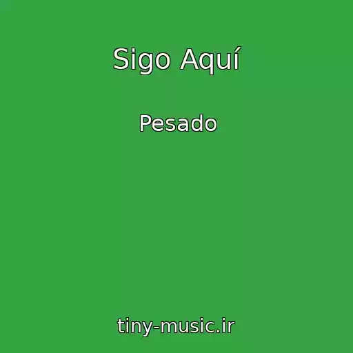 کاور آهنگ Sigo Aquí از Pesado