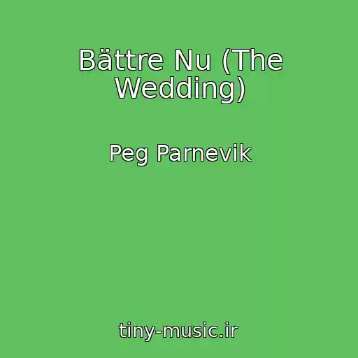 کاور آهنگ Bättre Nu (The Wedding) از Peg Parnevik