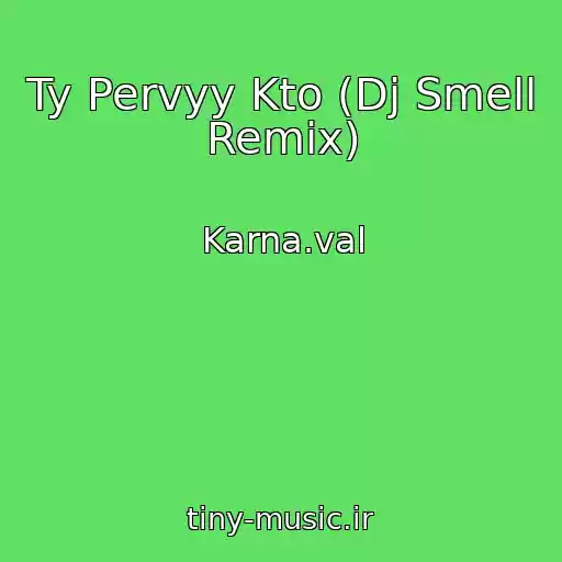 کاور آهنگ Ty Pervyy Kto (Dj Smell Remix) از Karna.val