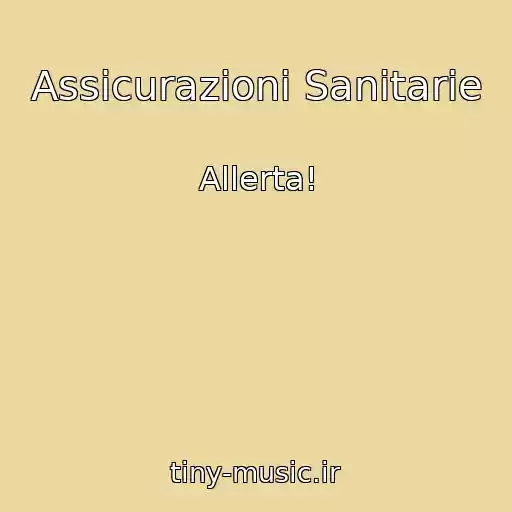 کاور آهنگ Assicurazioni Sanitarie از Allerta!