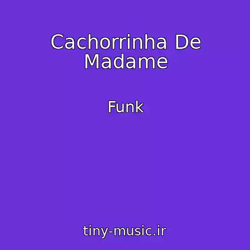 کاور آهنگ Cachorrinha De Madame از Funk