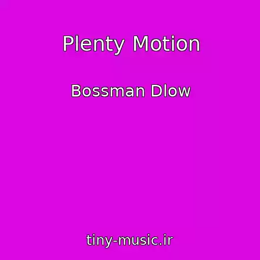 کاور آهنگ Plenty Motion از Bossman Dlow