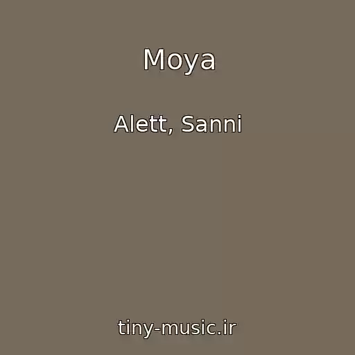 کاور آهنگ Moya از Alett, Sanni