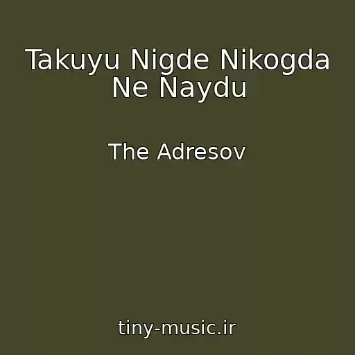 کاور آهنگ Takuyu Nigde Nikogda Ne Naydu از The Adresov