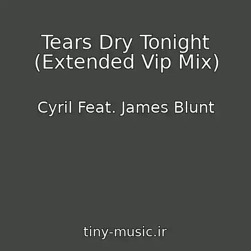 کاور آهنگ Tears Dry Tonight (Extended Vip Mix) از Cyril Feat. James Blunt