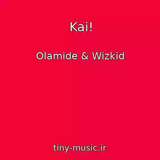 کاور آهنگ Kai! از Olamide & Wizkid