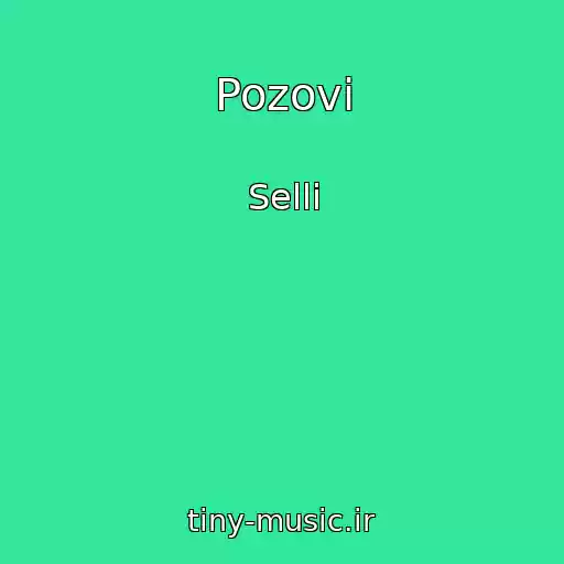 کاور آهنگ Pozovi از Selli