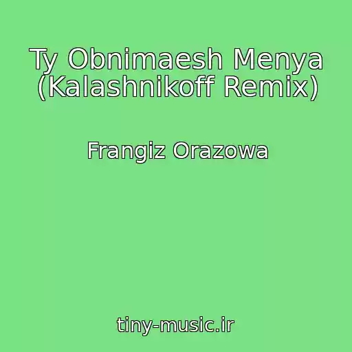 کاور آهنگ Ty Obnimaesh Menya (Kalashnikoff Remix) از Frangiz Orazowa