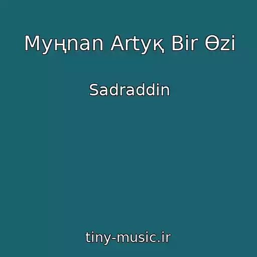 کاور آهنگ Myңnan Artyқ Bіr Өzі از Sadraddin