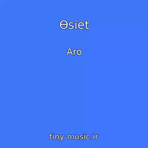 کاور آهنگ Өsiet از Aro