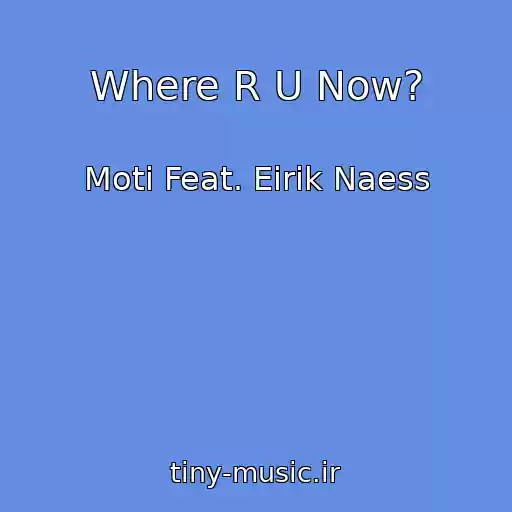 کاور آهنگ Where R U Now? از Moti Feat. Eirik Naess