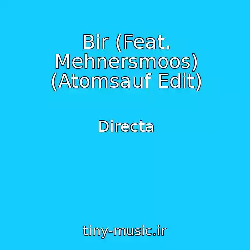 کاور آهنگ Bir (Feat. Mehnersmoos) (Atomsauf Edit) از Directa