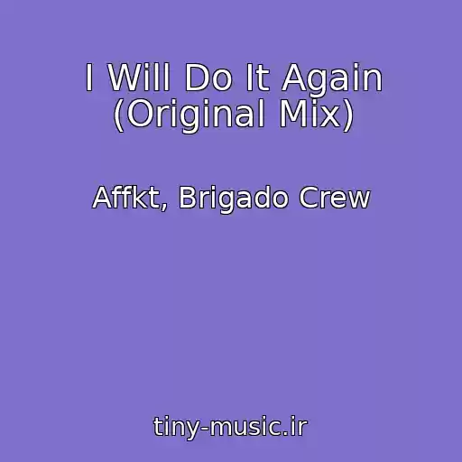 کاور آهنگ I Will Do It Again (Original Mix) از Affkt, Brigado Crew