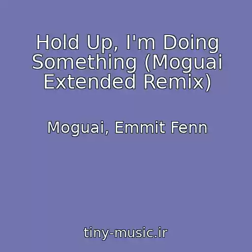 کاور آهنگ Hold Up, I'm Doing Something (Moguai Extended Remix) از Moguai, Emmit Fenn