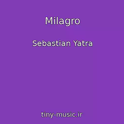 کاور آهنگ Milagro از Sebastian Yatra