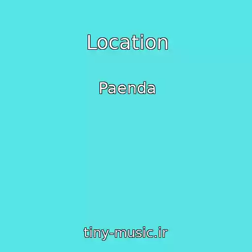 کاور آهنگ Location از Paenda