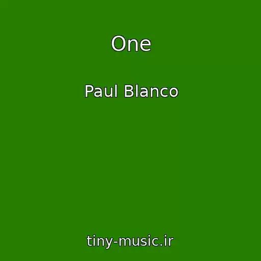 کاور آهنگ One از Paul Blanco