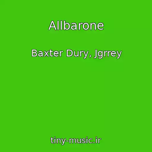 کاور آهنگ Allbarone از Baxter Dury, Jgrrey