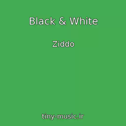 کاور آهنگ Black & White از Ziddo
