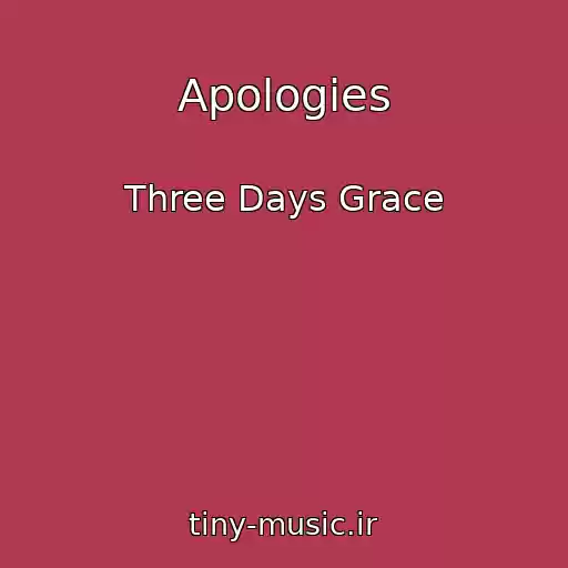 کاور آهنگ Apologies از Three Days Grace