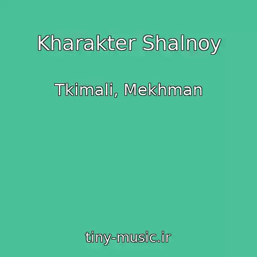 کاور آهنگ Kharakter Shalnoy از Tkimali, Mekhman