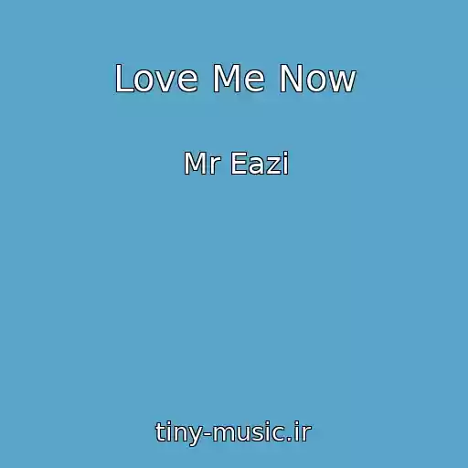 کاور آهنگ Love Me Now از Mr Eazi
