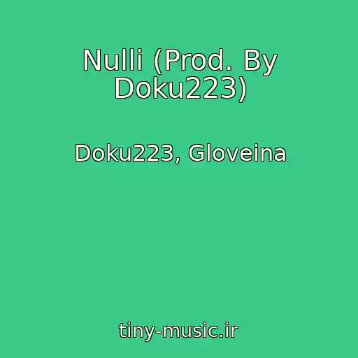 کاور آهنگ Nulli (Prod. By Doku223) از Doku223, Gloveina