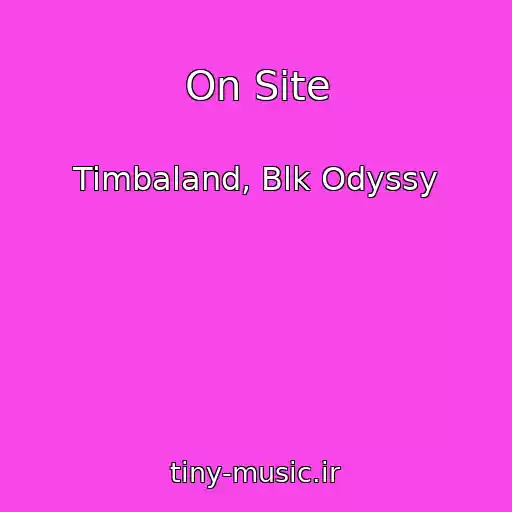 کاور آهنگ On Site از Timbaland, Blk Odyssy