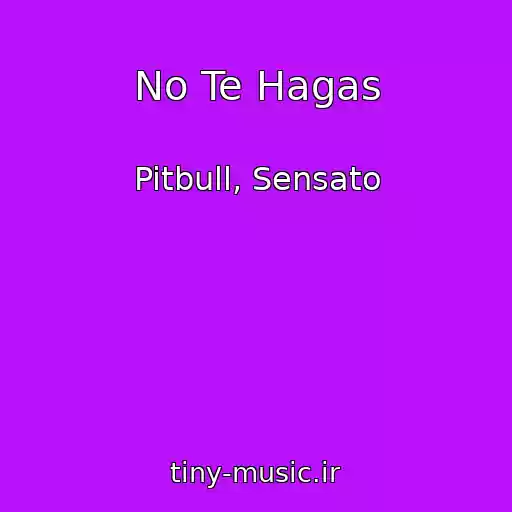 کاور آهنگ No Te Hagas از Pitbull, Sensato