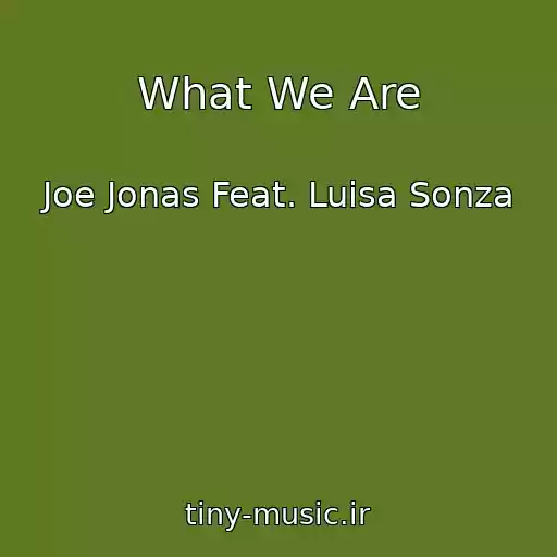 کاور آهنگ What We Are از Joe Jonas Feat. Luisa Sonza