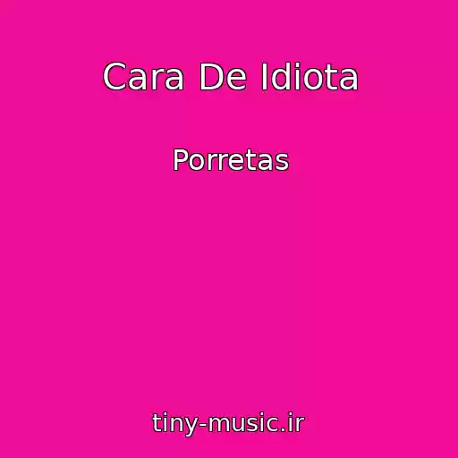 کاور آهنگ Cara De Idiota از Porretas