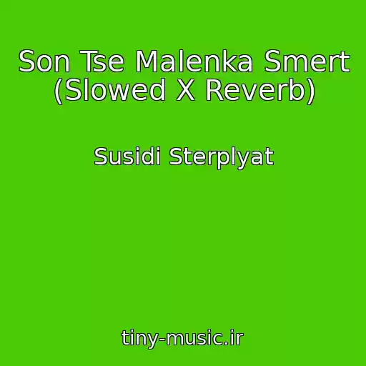 کاور آهنگ Son Tse Malenka Smert (Slowed X Reverb) از Susіdi Sterplyat
