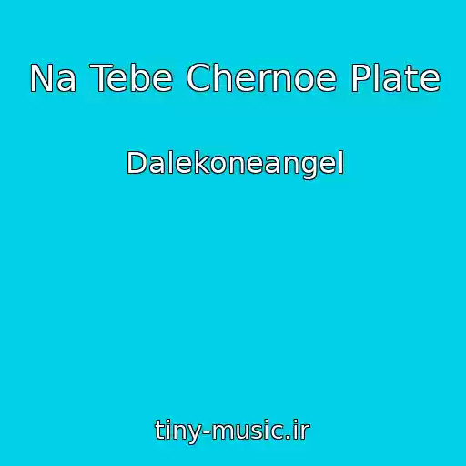 کاور آهنگ Na Tebe Chernoe Plate از Dalekoneangel