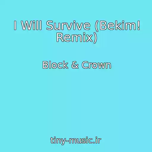 کاور آهنگ I Will Survive (Bekim! Remix) از Block & Crown