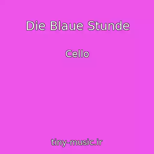 کاور آهنگ Die Blaue Stunde از Cello